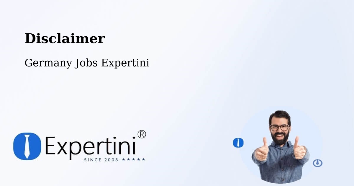 Disclaimer – Gailingen - Germany Jobs Expertini